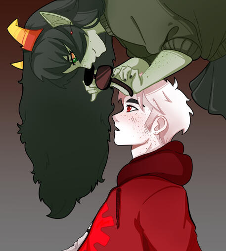 Homestuck Troll and Strider